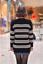 Black Striped Sweater - 3