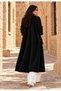 Women's oversized beard knit long cardigan - 4