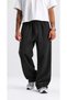 Men's Plain Unprinted Winter Fabric Adjustable Cuffed Leg Baggy Premium Sweatpants - 2