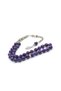 Hexagonal cut daily size amethyst stone rosary - 3