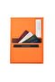 Bloomcard Verta Burnt Orange Genuine Leather Vertical Card Holder - 7
