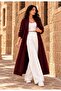 Women's oversized beard knit long cardigan - 3