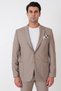 Comfort Fit Stretch Cotton Pocket Beige Blazer Jacket C 743 - 5