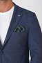 Slim Fit Double Slit Pocket Woolen Navy Blue Jacket C 752 - 6