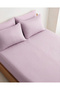 210TC Cotton Satin Single Strpies Bed Sheet Set 2PC | Soft Breathable Satin Flat Sheet 180x260 cm | 1 pillowcase 50x75 cm | OEKO-TEX & ECAS Certified - 6