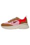 Women's Vegan Leather Pink Sneakers - Warner Bros Scooby Doo Found Love Design