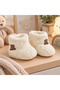 Light Brown Soft Welsoft Inside Slippers Booties Baby Booties First Step, Non-Slip Sole Slippers - 3
