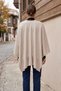 Women's Thessaloniki Fabric Knotted Front Poncho Shawl - 6