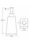 Travertine Liquid Soap Dispenser Decorative Bathroom Accessory Sink Soap Dispenser - 2