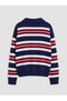 Ozmarka New Season Navy Blue Cinnamoroll Embroidered Girls' Knitwear Sweater - 3