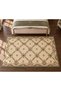 Eta Vintage Ribbon Flower Pattern Woven Base Decorative Carpet Eta4344 - 3