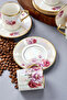 Florentis 6-Person 90 ml Porcelain Coffee Cup Set Ckr4611 - 7