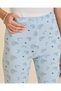 Senior Girls Blue Printed Slim Fit Leggings - 4