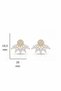 Women's Marquise Stone Zircon Fan Earrings - 6