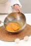 3-Piece Steel 17-19-25 cm Round Dough Kneading Salad Mixing Bowl Kitchen Container - 5