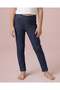 Girls Dark Wash Knit Skinny Leggings