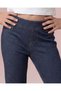 Girls Dark Wash Knit Skinny Leggings - 4