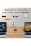 Gigabit Ethernet Rj45 1 in 3 Out Network Splitter Usb-C 5V Power Supported 100m Transmission 300 Ma Wired Connection |   4513 - 5