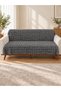 Premium Dot Based Embossed Patterned Sofa Cover Sofa Bed Cover Sofa Shawl 160X205 cm - 4