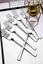 6-Piece Dinner Forks Luxury Flat Model (Stainless Steel) Dinner Forks - 2