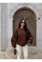 Brown Sleeve Piece Shardonlu Sweatshirt - 3