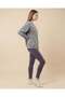 Women Charcoal Long Length Leggings - 2
