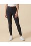 Women Charcoal Solid Pack of 2 Leggings Set