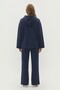 Avelia Pregnant and Maternity Hooded Wide Sleeve Sweatshirt Ribbed Stitched Drawstring Waist Tracksuit Set - 5