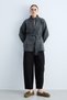 Women's Knitwear High Neck Buttoned Belted Cardigan Long Sleeve Relaxed Fit Knit Cardigan - Anthracite - 3