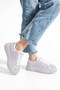 Stella Women's White Stone Sparkling Platform Sneakers Sports Shoes - 2