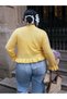 Cardigan, yellow - 4