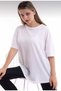 Unisex Cotton Crew Neck Boyfriend Knitted Oversize T-Shirt