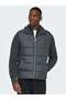 Onsmane Life Men's Hooded Regular Fit Jacket Grey Pinstripe - 4