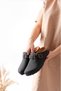 Cork Sole Boston Birkens Daily Sabo Slippers Black