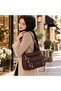 Women's 7-Section Multi-Pocket Luxury Shoulder Bag with Adjustable Strap, Zipper, Quality Faux Leather Daily Gift Bag - 8