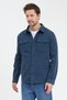 Cotton Piece Dye Technique Button Closure Unlined Slim Fit Shirt Jacket # Au-3026Ck - 2