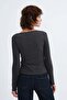 Buttoned Long Sleeve Blouse H19032 - 6