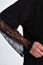 Lace Detailed Long Sleeve T-Shirt B1108 - 3