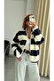 Premium Trend Striped Fleece Soft Jacket - 3