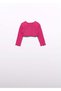 Baby Girl Thin Spring Mercerized Bolero Fuchsia - 2