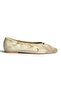 Z820704102 Mink Suede Buckle Detailed V-Cut Ballerinas - 3