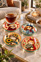 Glass Coaster |   Royal Paws |   4-Piece Set |   Diameter 10cm - 5