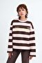 Striped Şardonlu Sweatshirt B10753