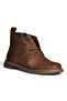 Z996861502 Brown Suede Lace-Up Women's Boots - 3