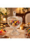 Glass Footed Candy Bowl – 17x14cm - 3