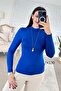 Half Fisherman Viscose Combed Cotton Blouse 7K130 - 3