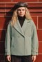 Textured Boucle Short Coat - Mint