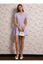 Rochie mini, mov - 3
