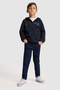 Boy's Navy Blue Basic Sweatshirt 50329899-Vr033 - 4