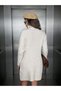 Rochie mini, crem - 2